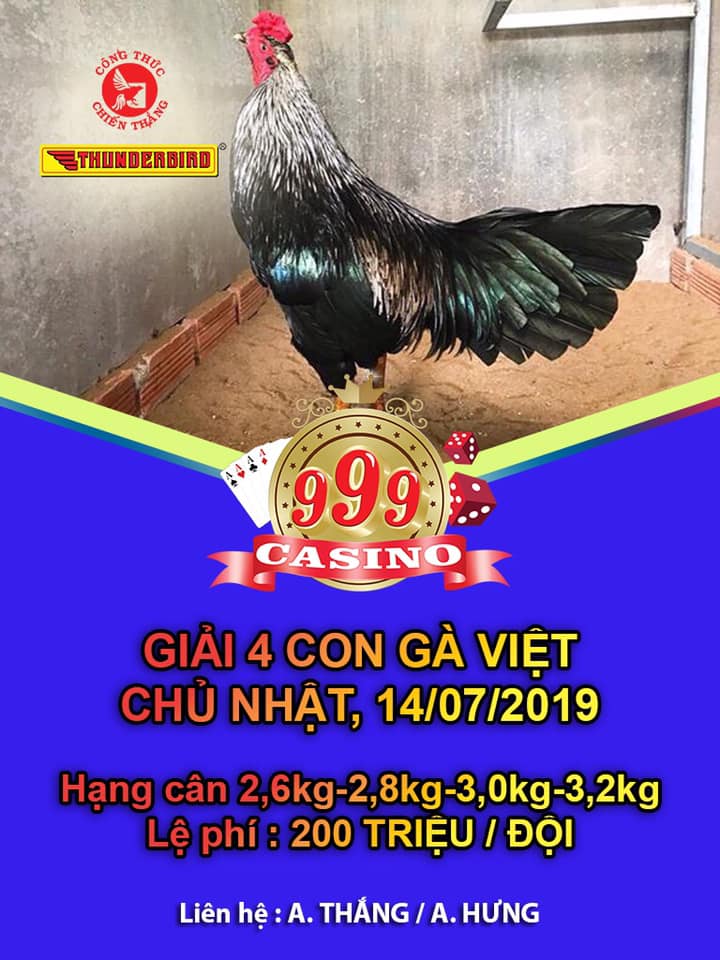 Giải đá gà 14/7/2019